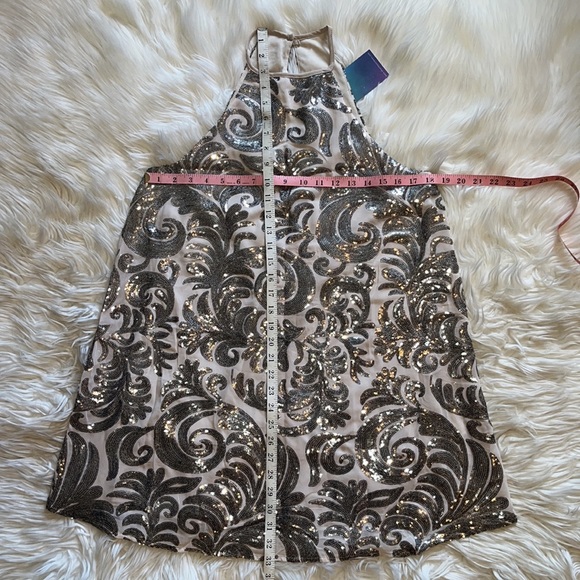 NWT Show Me Your Mumu Gomez Mini Dress ~ in Crystal Crown Blush - Picture 9 of 16